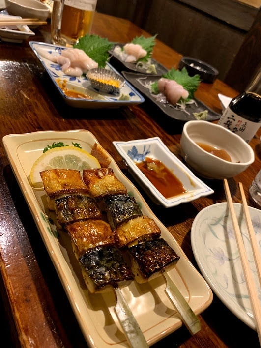 鯖串焼き